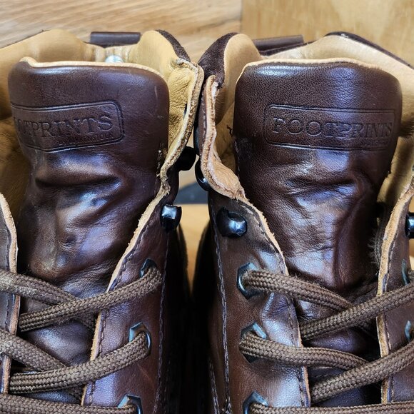 Birkenstock Footprints Leather Lace Up Ankle Boots Booties Size 38 US 8-8.5 - Picture 4 of 10